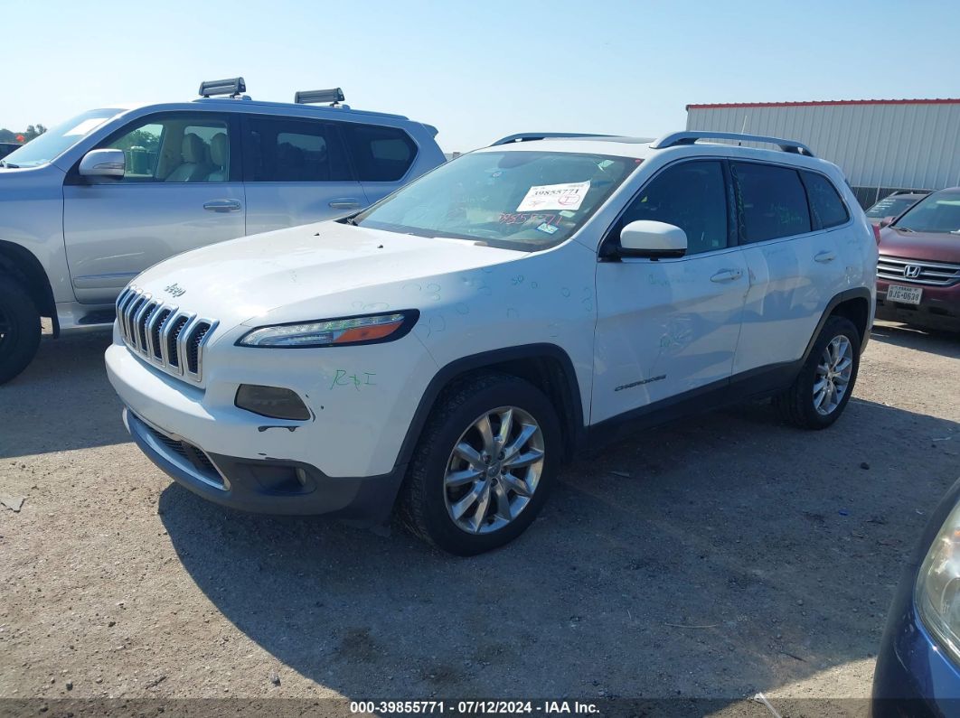 2017 Jeep Cherokee Limited Fwd White vin: 1C4PJLDS7HW511089