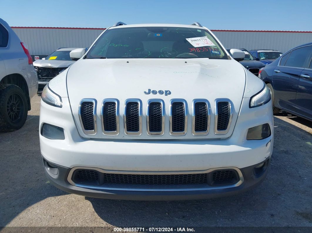 2017 Jeep Cherokee Limited Fwd White vin: 1C4PJLDS7HW511089
