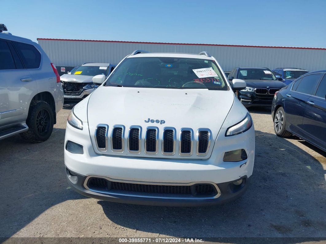 2017 Jeep Cherokee Limited Fwd White vin: 1C4PJLDS7HW511089