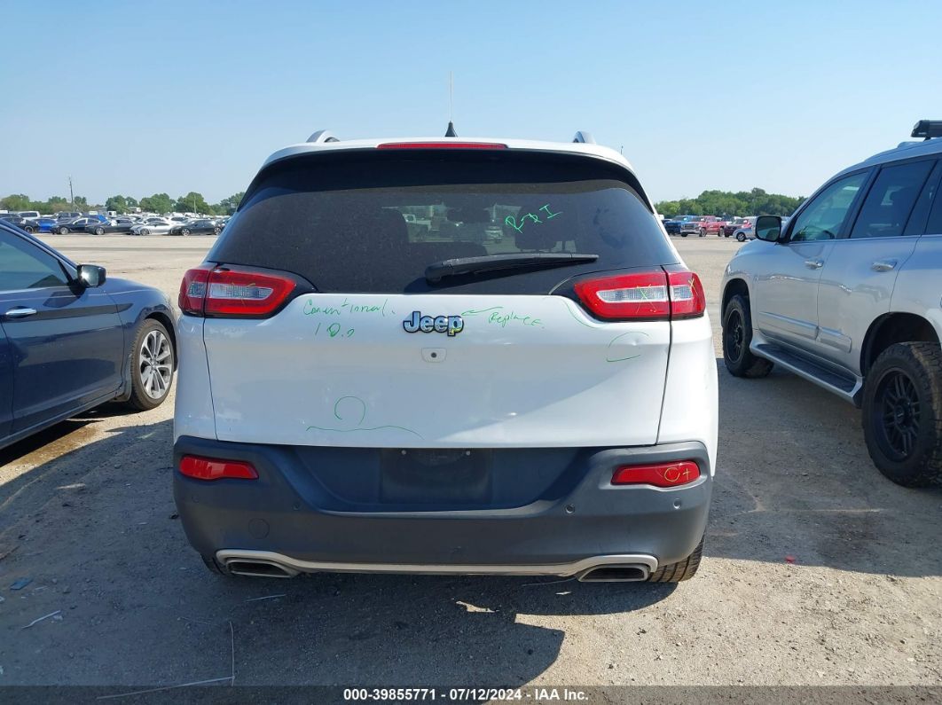 2017 Jeep Cherokee Limited Fwd White vin: 1C4PJLDS7HW511089
