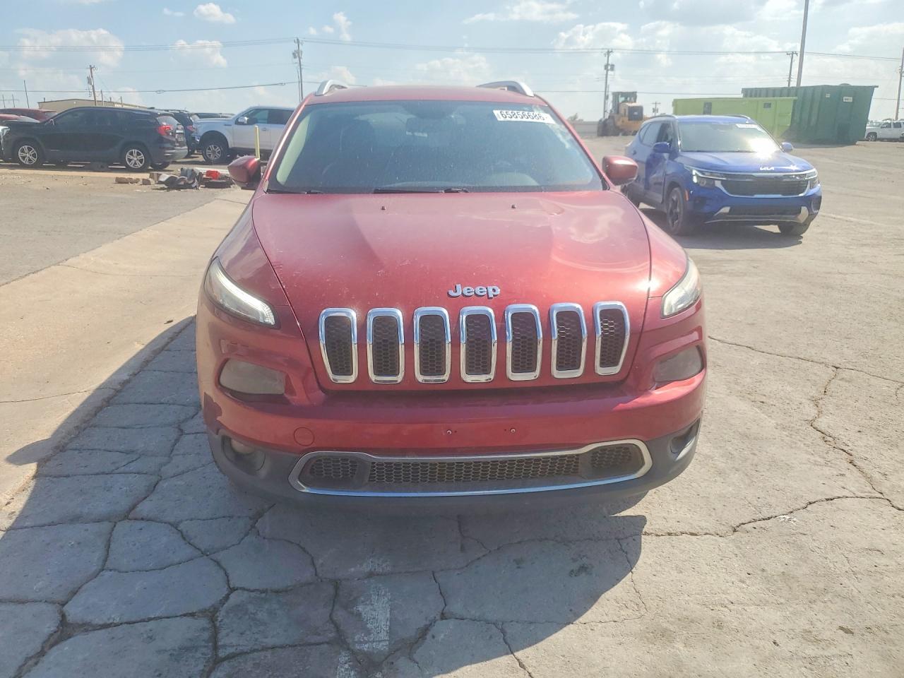 2014 Jeep Cherokee Limited Maroon vin: 1C4PJLDS8EW144134