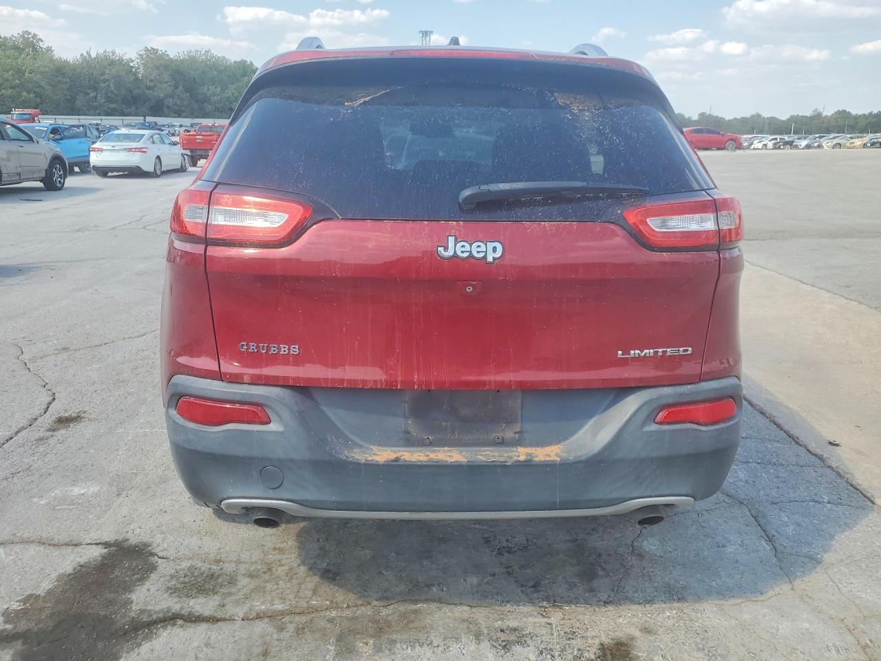 2014 Jeep Cherokee Limited Maroon vin: 1C4PJLDS8EW144134