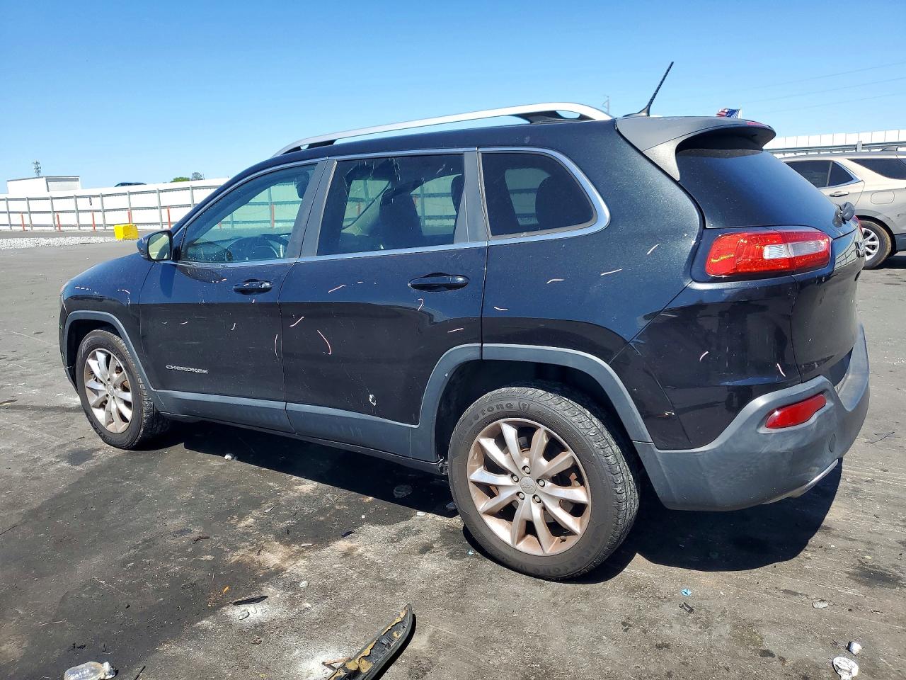 2014 Jeep Cherokee Limited Black vin: 1C4PJLDS8EW245111