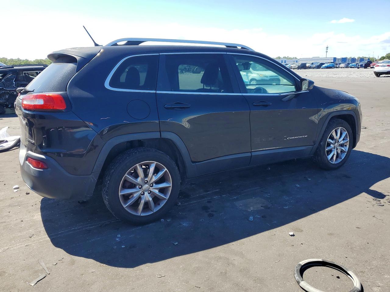 2014 Jeep Cherokee Limited Black vin: 1C4PJLDS8EW245111