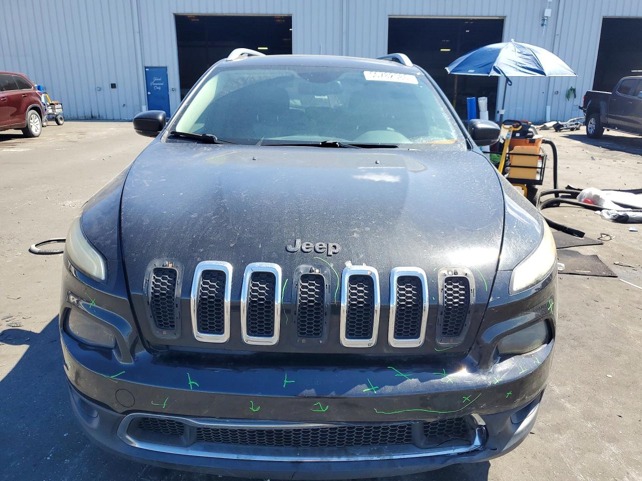 2014 Jeep Cherokee Limited Black vin: 1C4PJLDS8EW245111