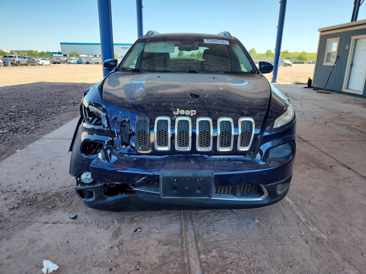 2014 Jeep Cherokee Limited Blue vin: 1C4PJLDS8EW266976