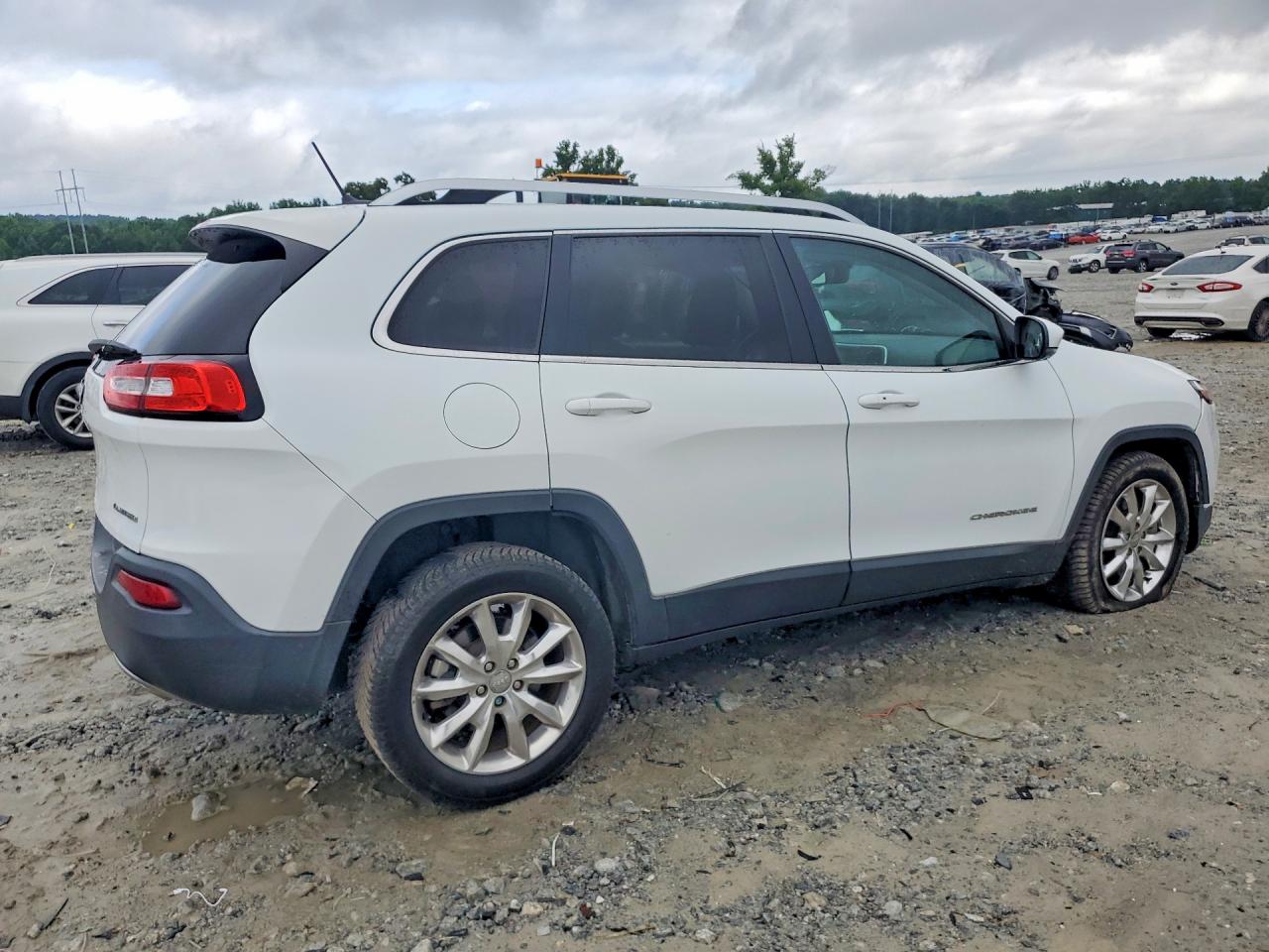 2014 Jeep Cherokee Limited Белый vin: 1C4PJLDS8EW279310
