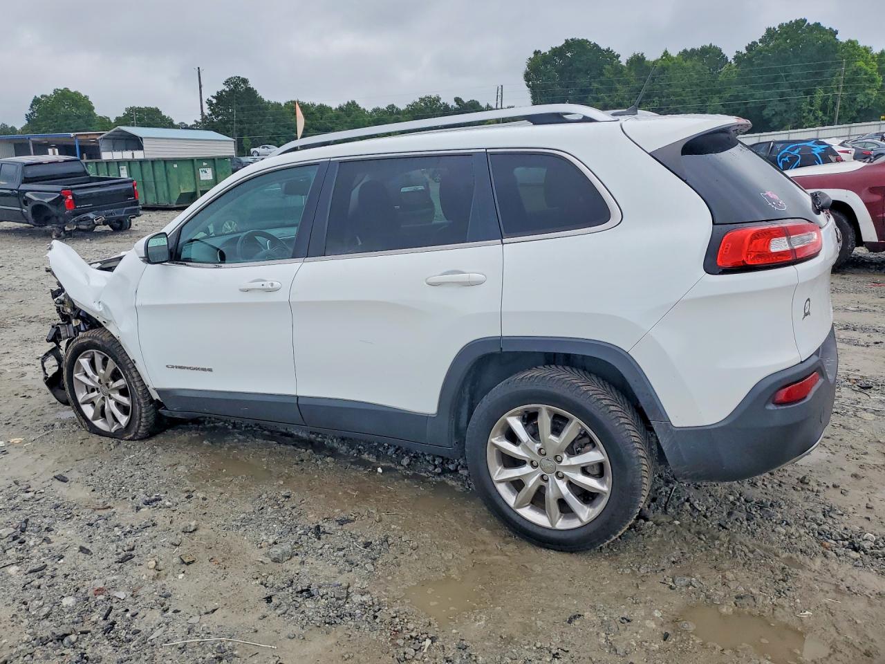 2014 Jeep Cherokee Limited Белый vin: 1C4PJLDS8EW279310