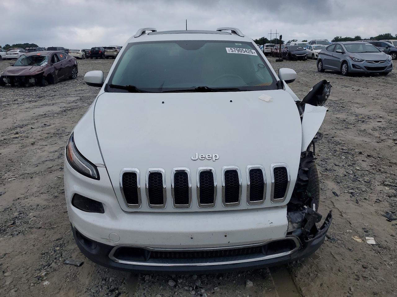2014 Jeep Cherokee Limited Белый vin: 1C4PJLDS8EW279310