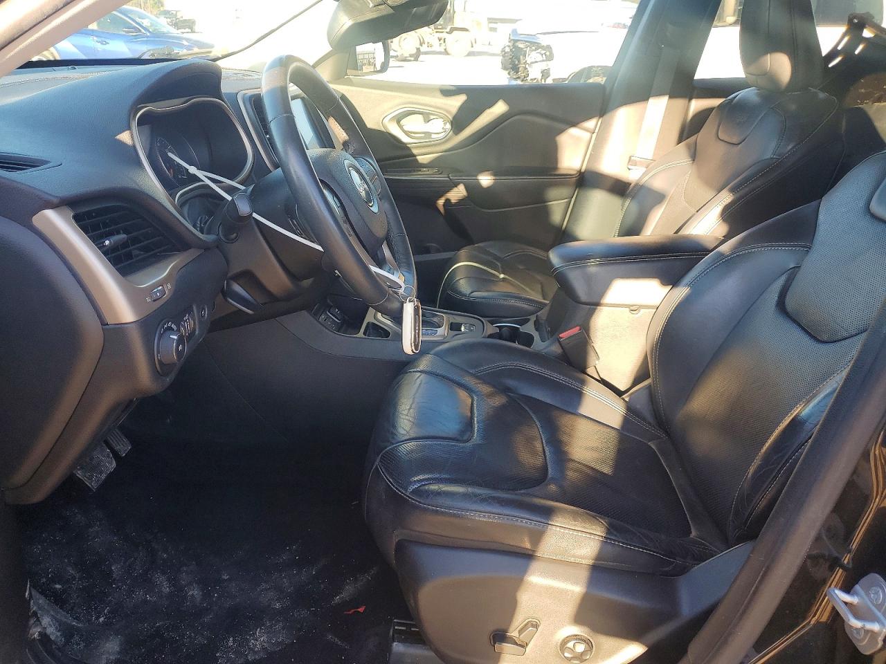 2015 Jeep Cherokee Limited Black vin: 1C4PJLDS8FW585537