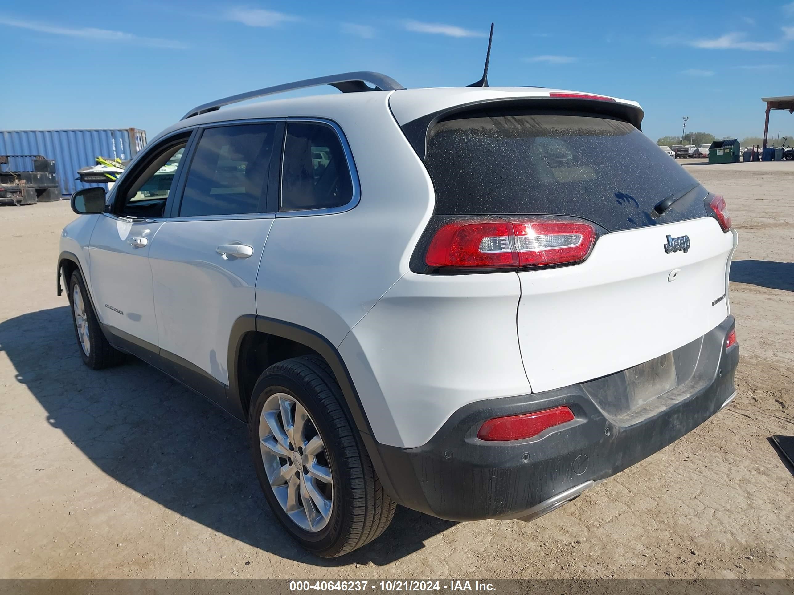 2017 Jeep Cherokee Limited Fwd White vin: 1C4PJLDS8HW642810