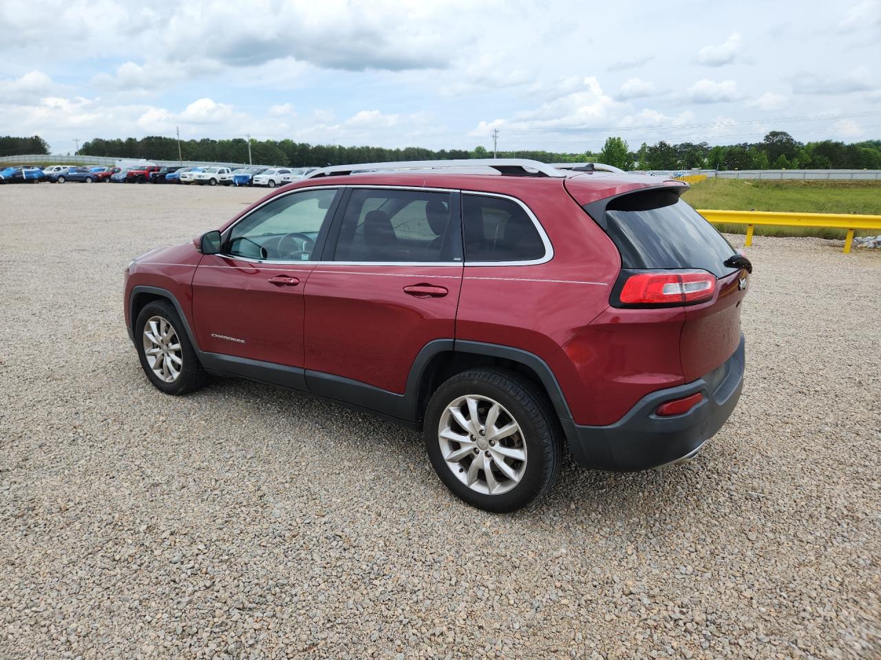 2014 Jeep Cherokee Limited Red vin: 1C4PJLDS9EW283186