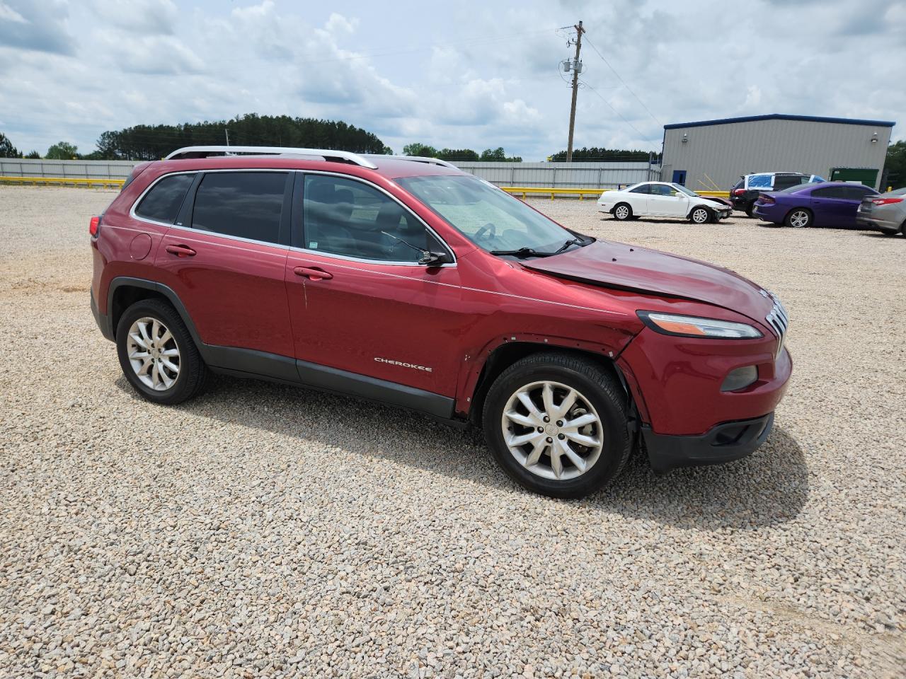 2014 Jeep Cherokee Limited Red vin: 1C4PJLDS9EW283186