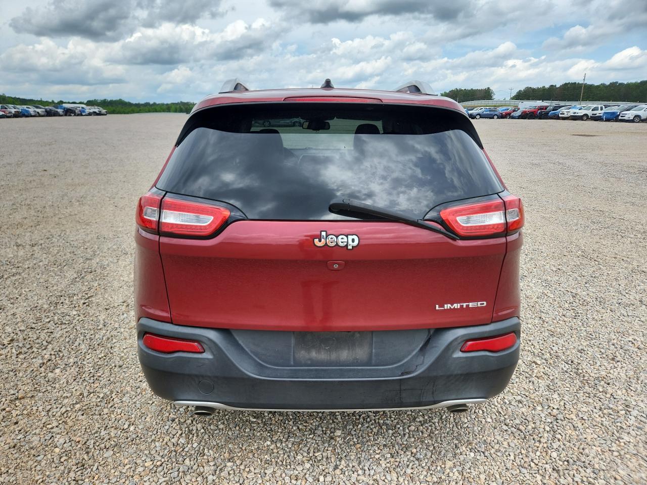 2014 Jeep Cherokee Limited Red vin: 1C4PJLDS9EW283186
