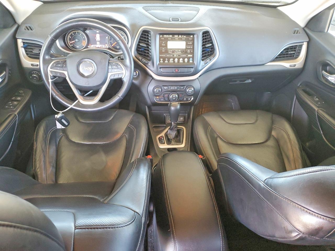 2015 Jeep Cherokee Limited White vin: 1C4PJLDS9FW553437