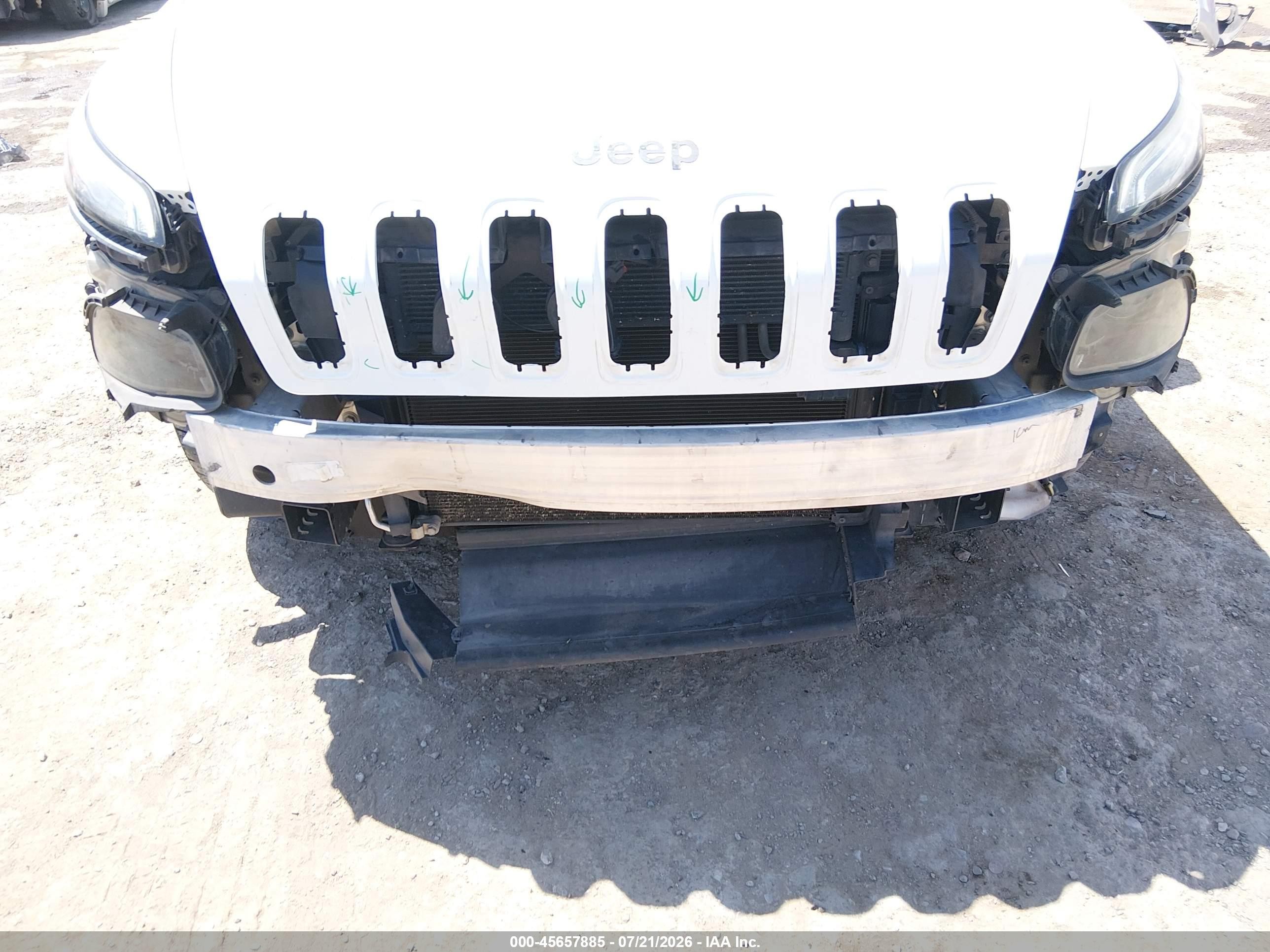2015 Jeep Cherokee Limited Белый vin: 1C4PJLDS9FW670113