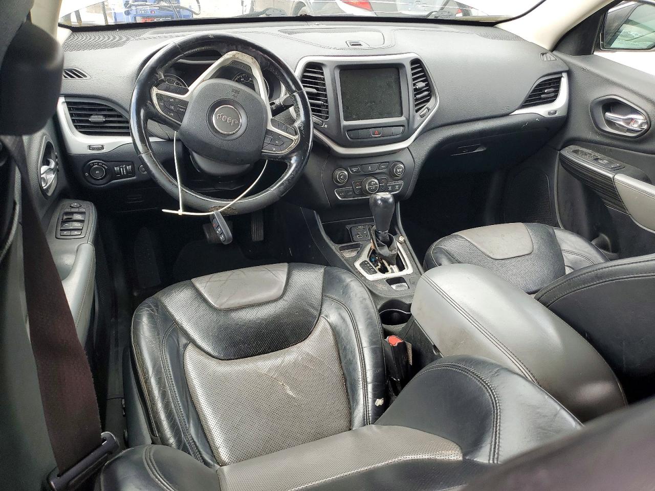 2014 Jeep Cherokee Limited Silver vin: 1C4PJLDSXEW144054