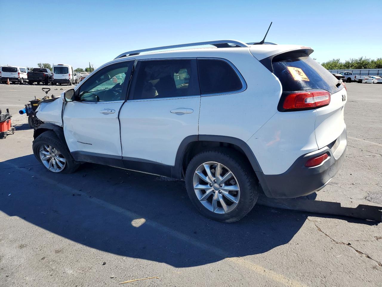 2014 Jeep Cherokee Limited Белый vin: 1C4PJLDSXEW170699
