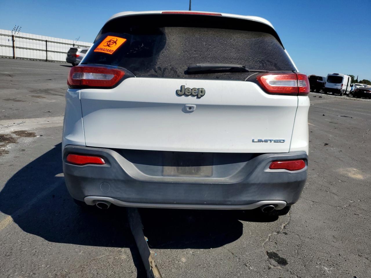 2014 Jeep Cherokee Limited Белый vin: 1C4PJLDSXEW170699