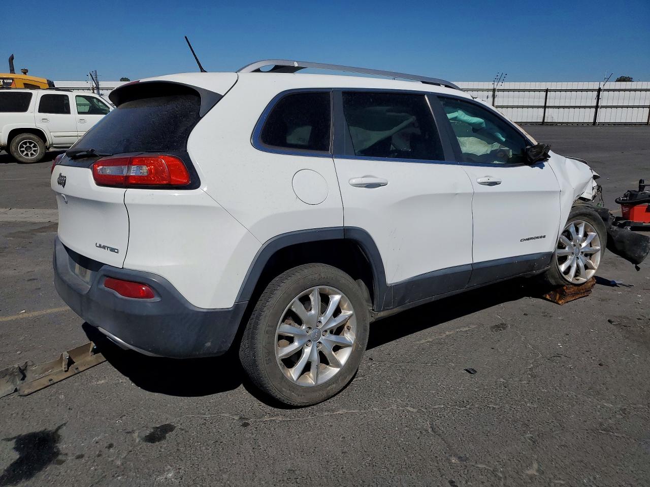 2014 Jeep Cherokee Limited Белый vin: 1C4PJLDSXEW170699