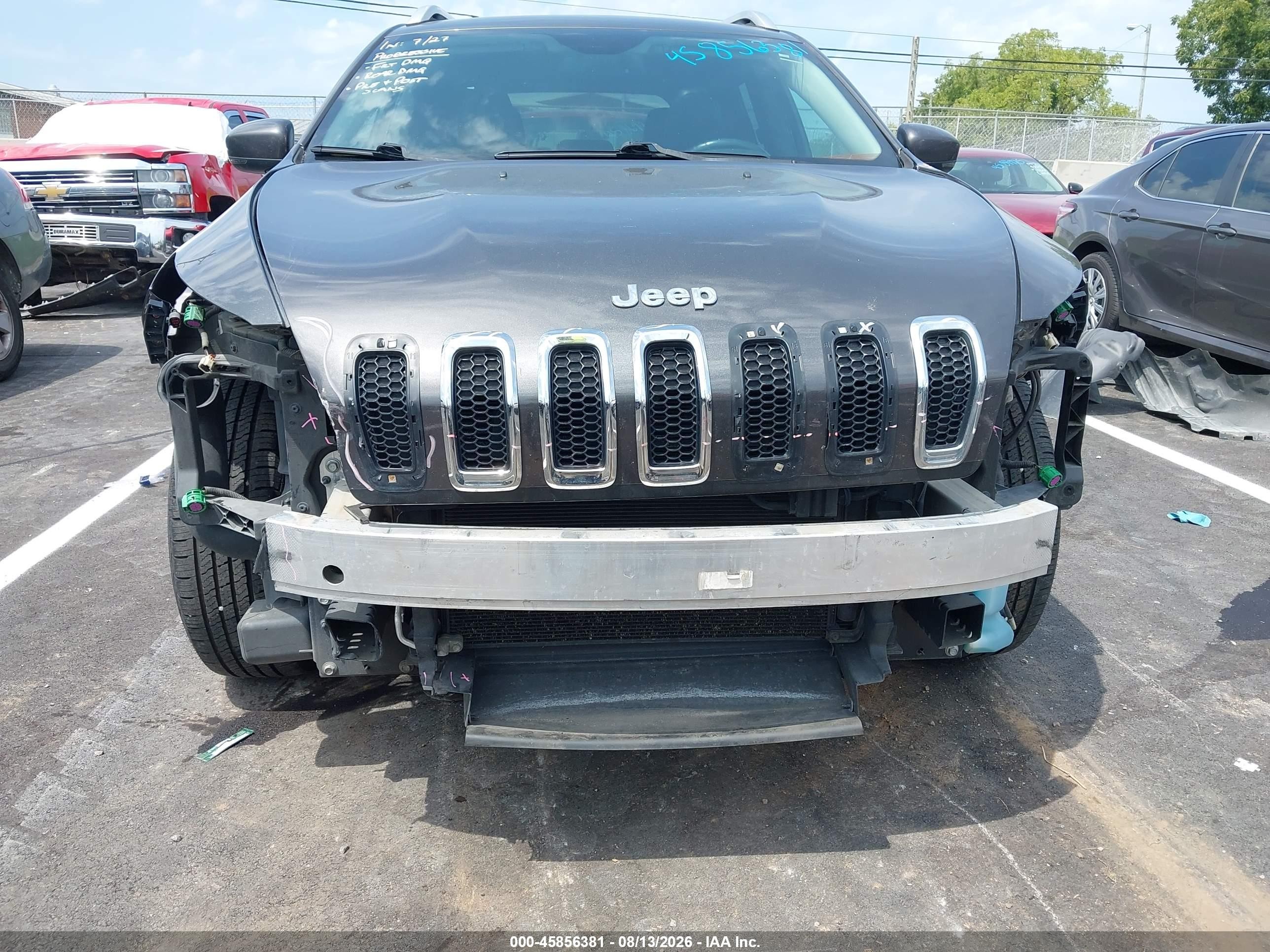 2014 Jeep Cherokee Limited Gray vin: 1C4PJLDSXEW301629