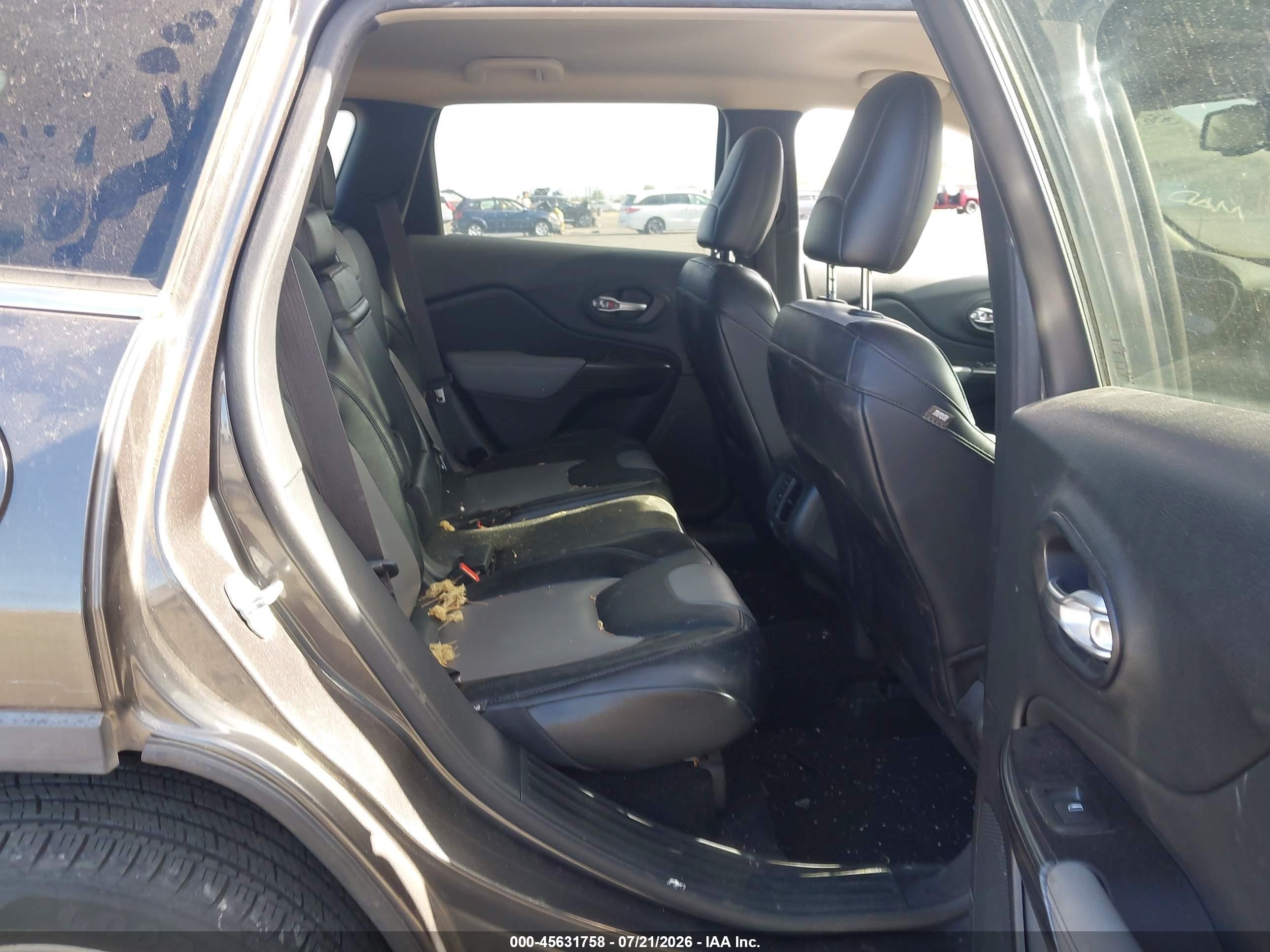 2014 Jeep Cherokee Limited Серый vin: 1C4PJLDSXEW302845