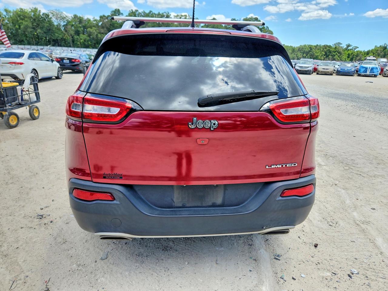 2015 Jeep Cherokee Limited Red vin: 1C4PJLDSXFW761942