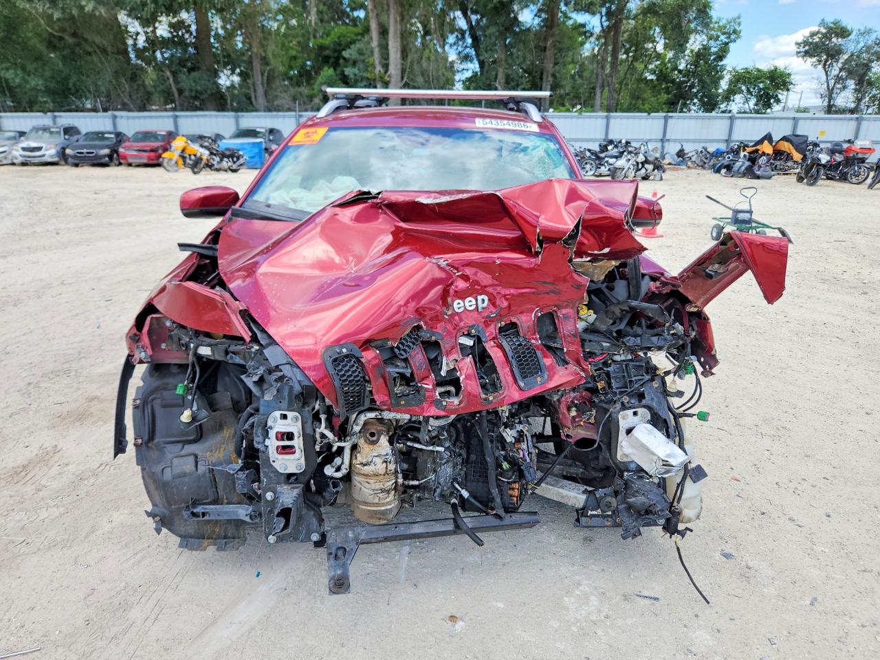 2015 Jeep Cherokee Limited Red vin: 1C4PJLDSXFW761942