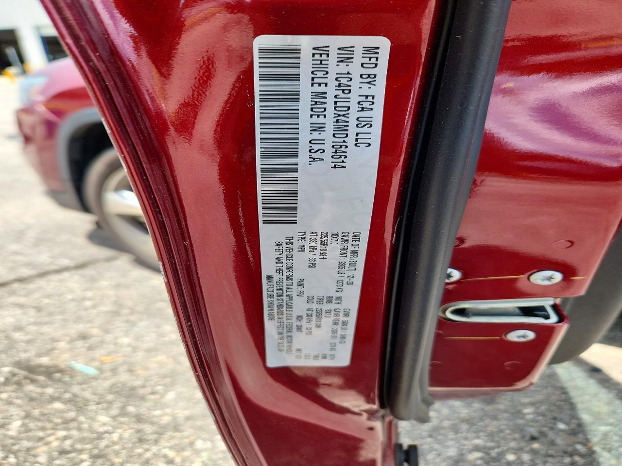 2021 Jeep Cherokee Limited Red vin: 1C4PJLDX4MD164614