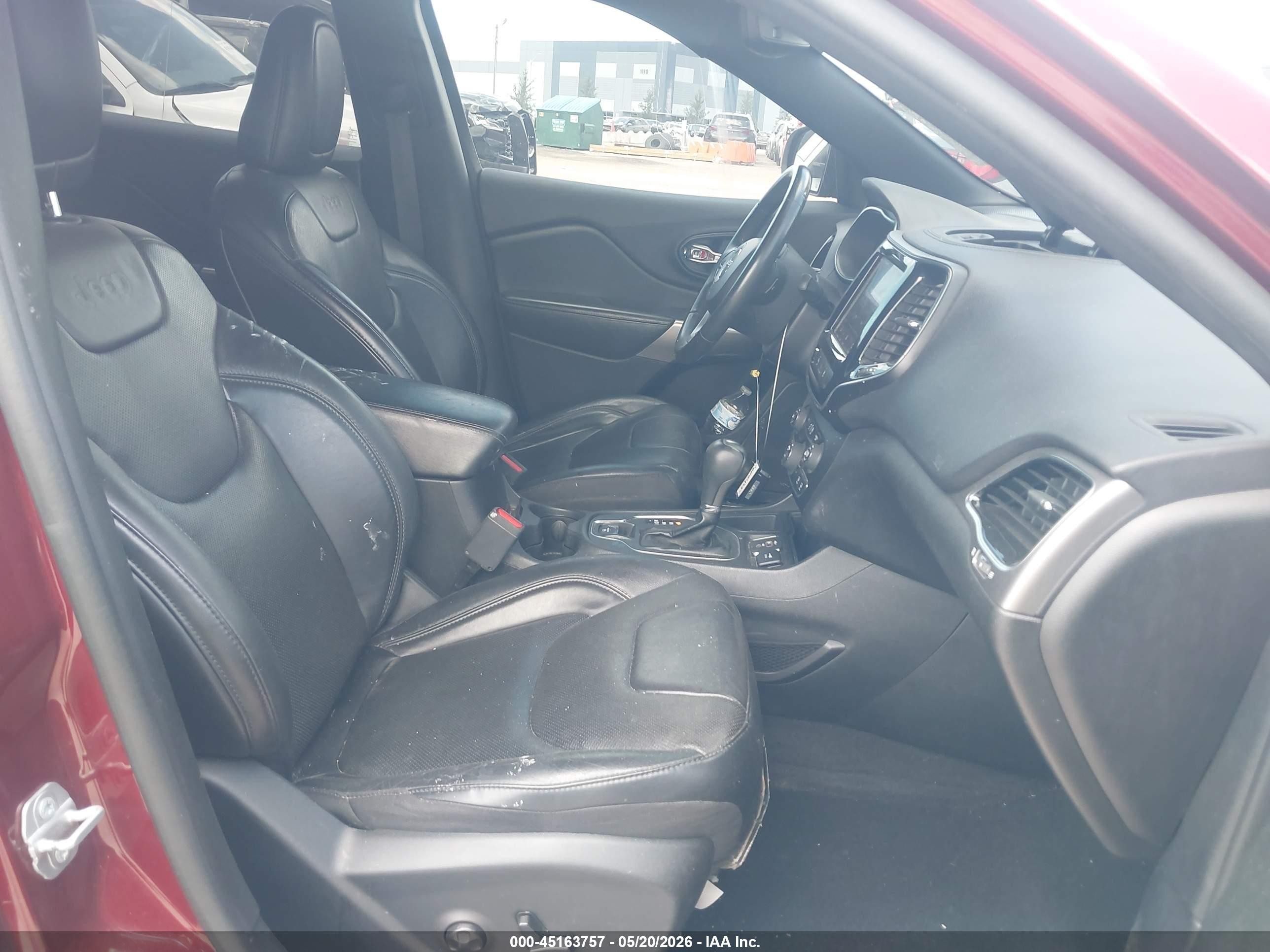 2020 Jeep Cherokee High Altitude Fwd Burgundy vin: 1C4PJLDXXLD634515