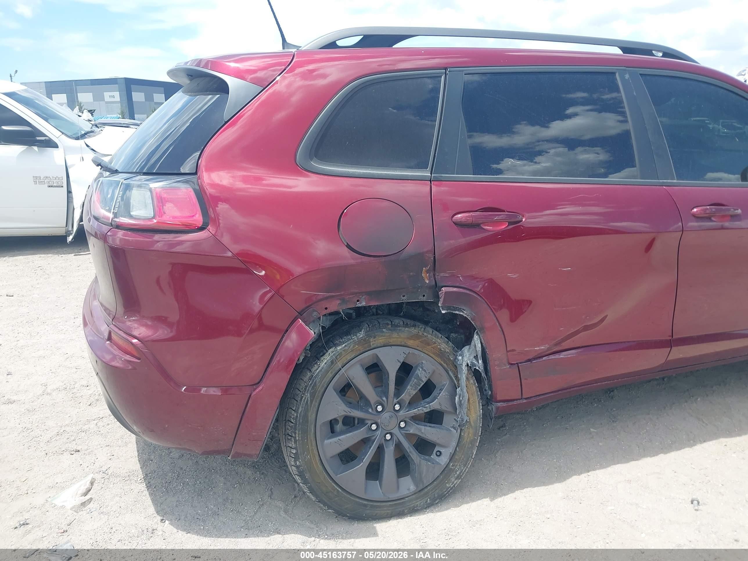 2020 Jeep Cherokee High Altitude Fwd Burgundy vin: 1C4PJLDXXLD634515