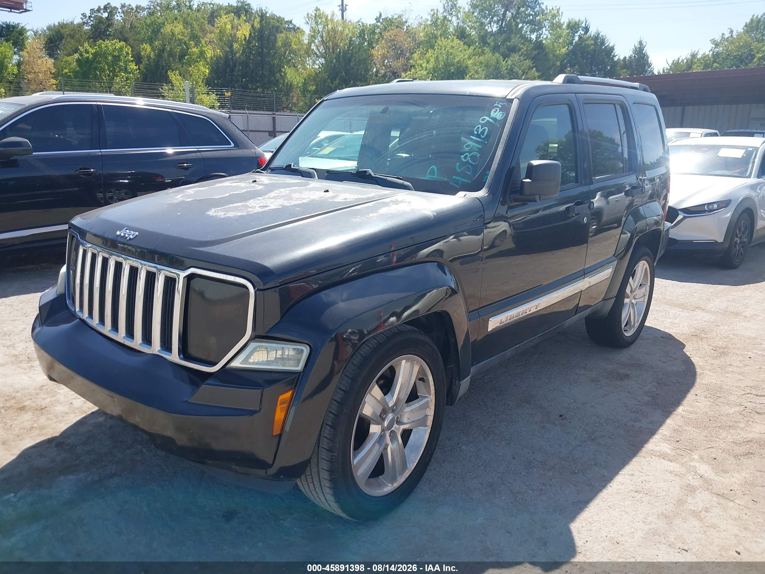 2012 Jeep Liberty Limited Jet Edition Черный vin: 1C4PJLFK0CW179955