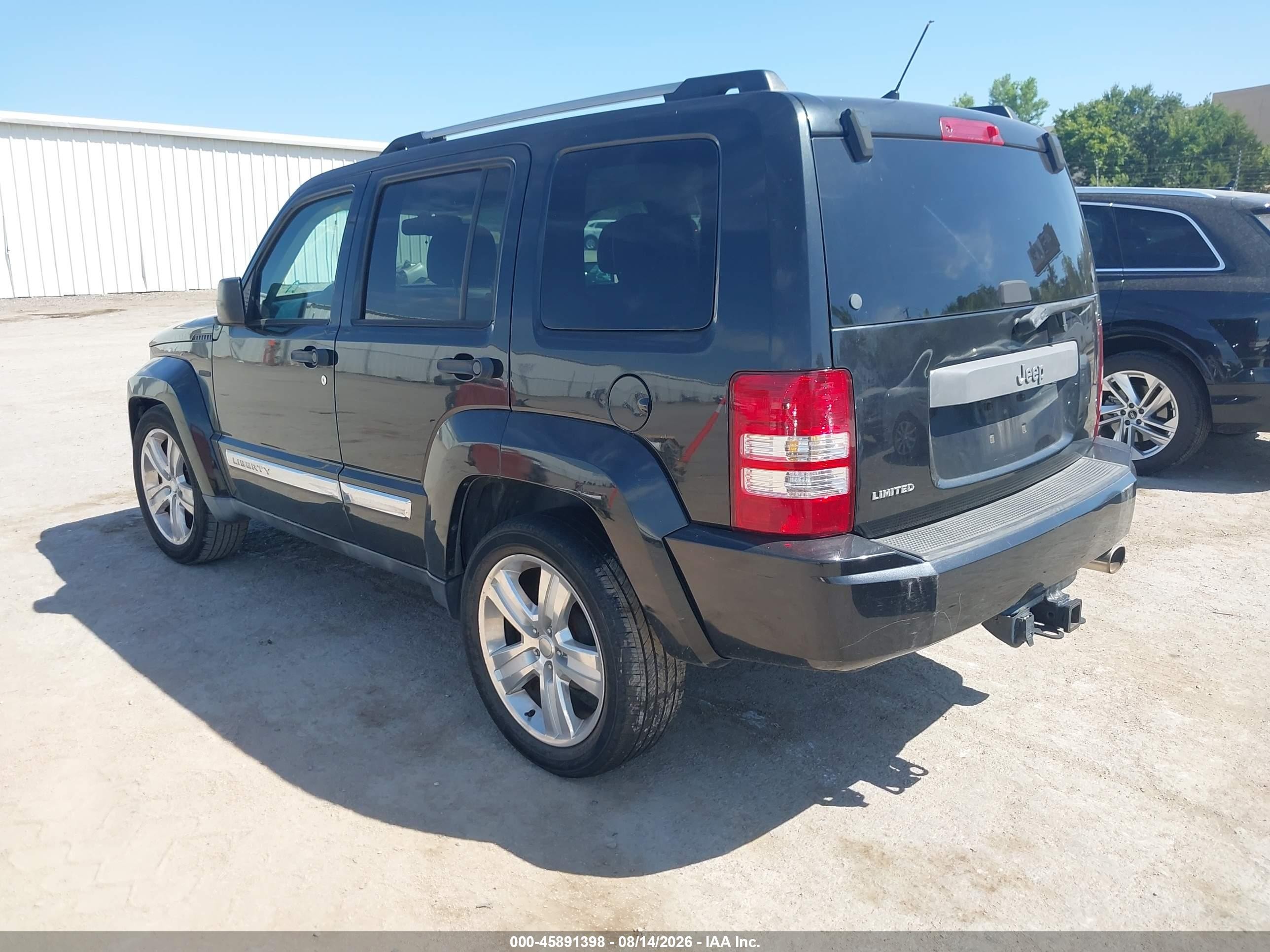 2012 Jeep Liberty Limited Jet Edition Черный vin: 1C4PJLFK0CW179955