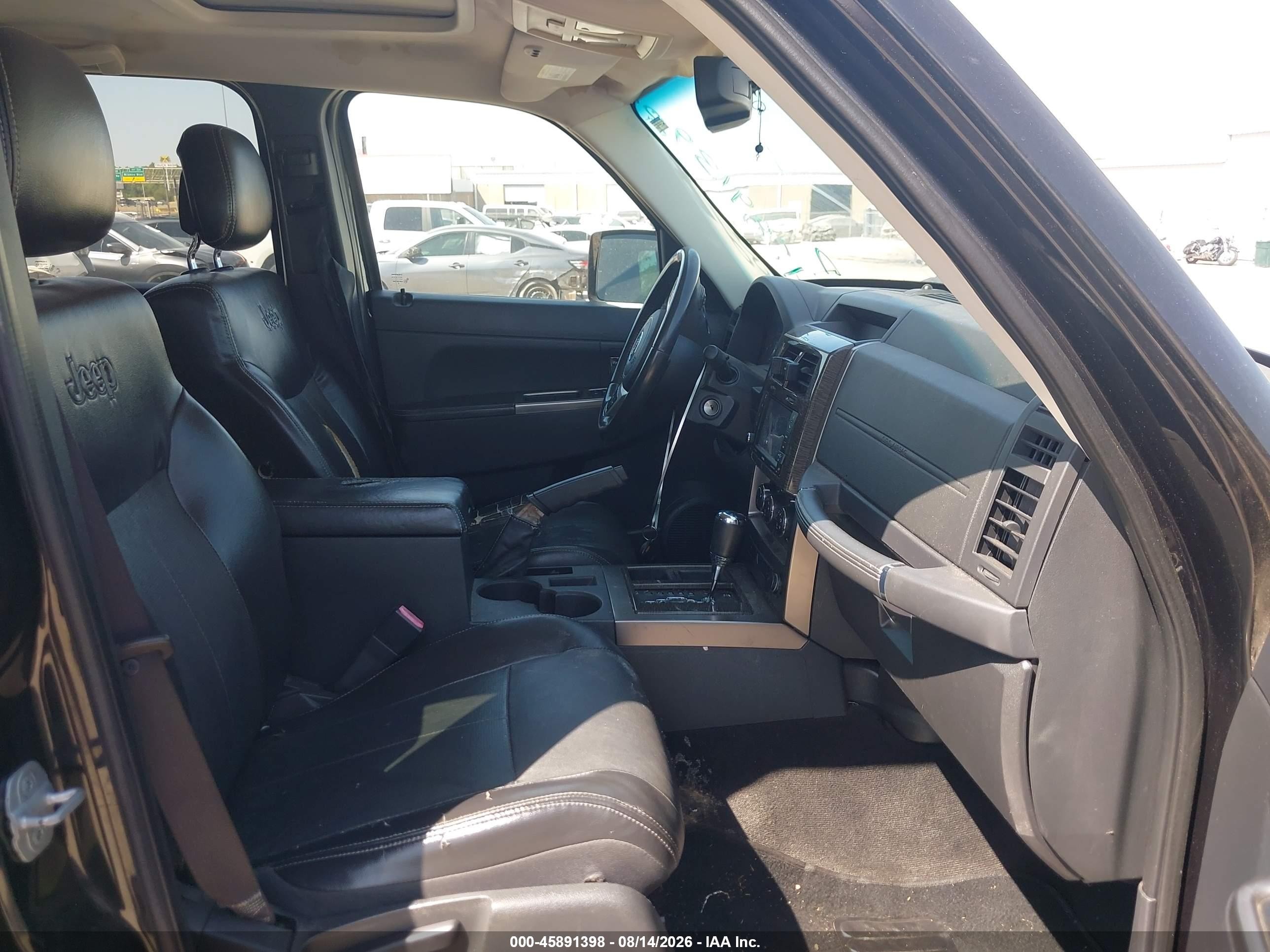 2012 Jeep Liberty Limited Jet Edition Черный vin: 1C4PJLFK0CW179955