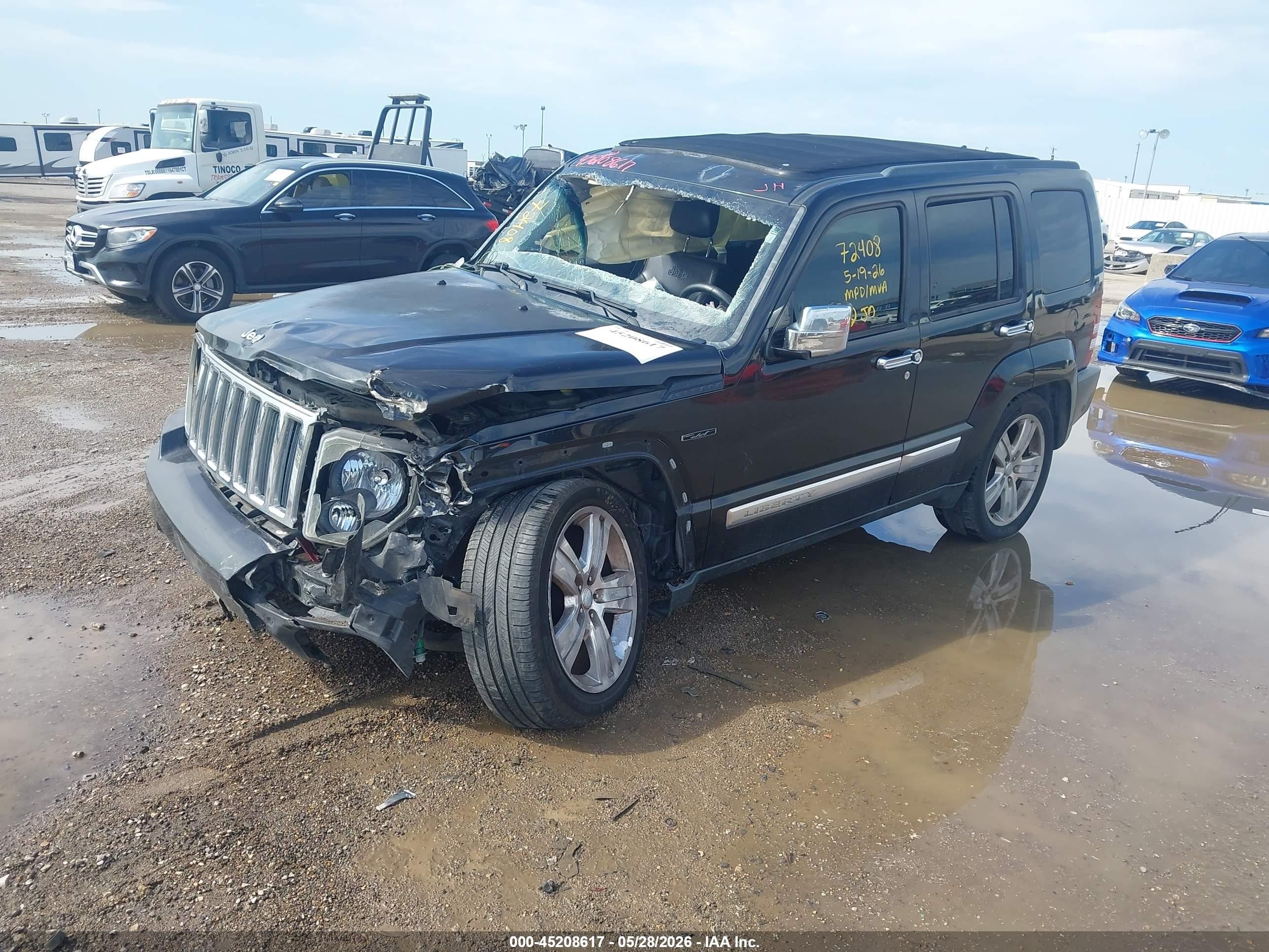 2012 Jeep Liberty Limited Jet Edition Black vin: 1C4PJLFK2CW144852