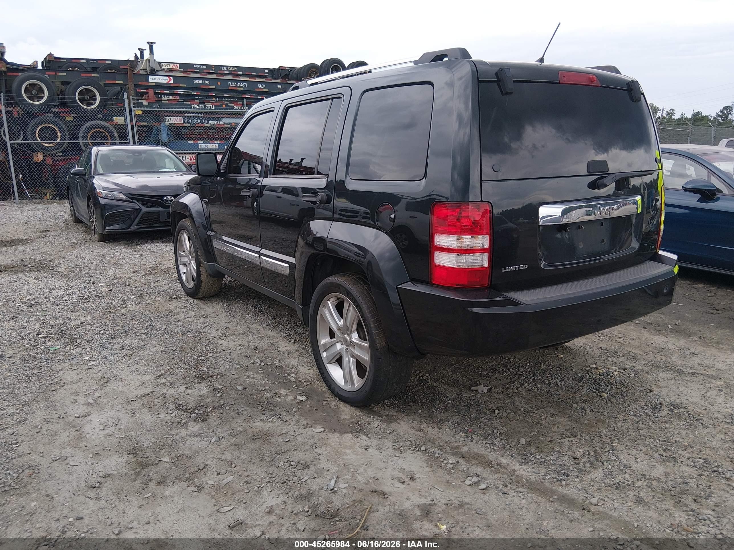 2012 Jeep Liberty Limited Jet Edition Black vin: 1C4PJLFK3CW201284
