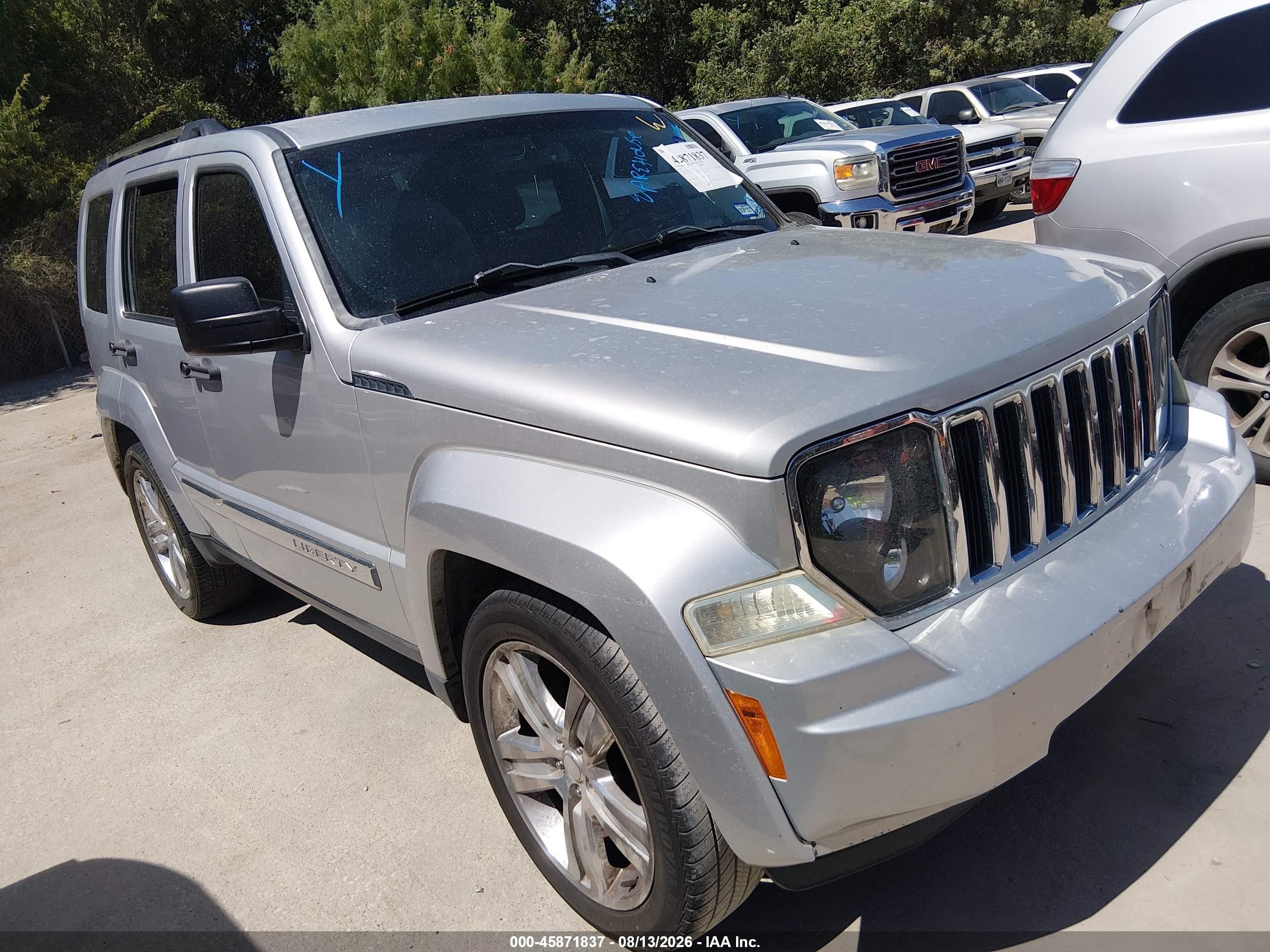 2012 Jeep Liberty Limited Jet Edition Серебряный vin: 1C4PJLFK4CW155125