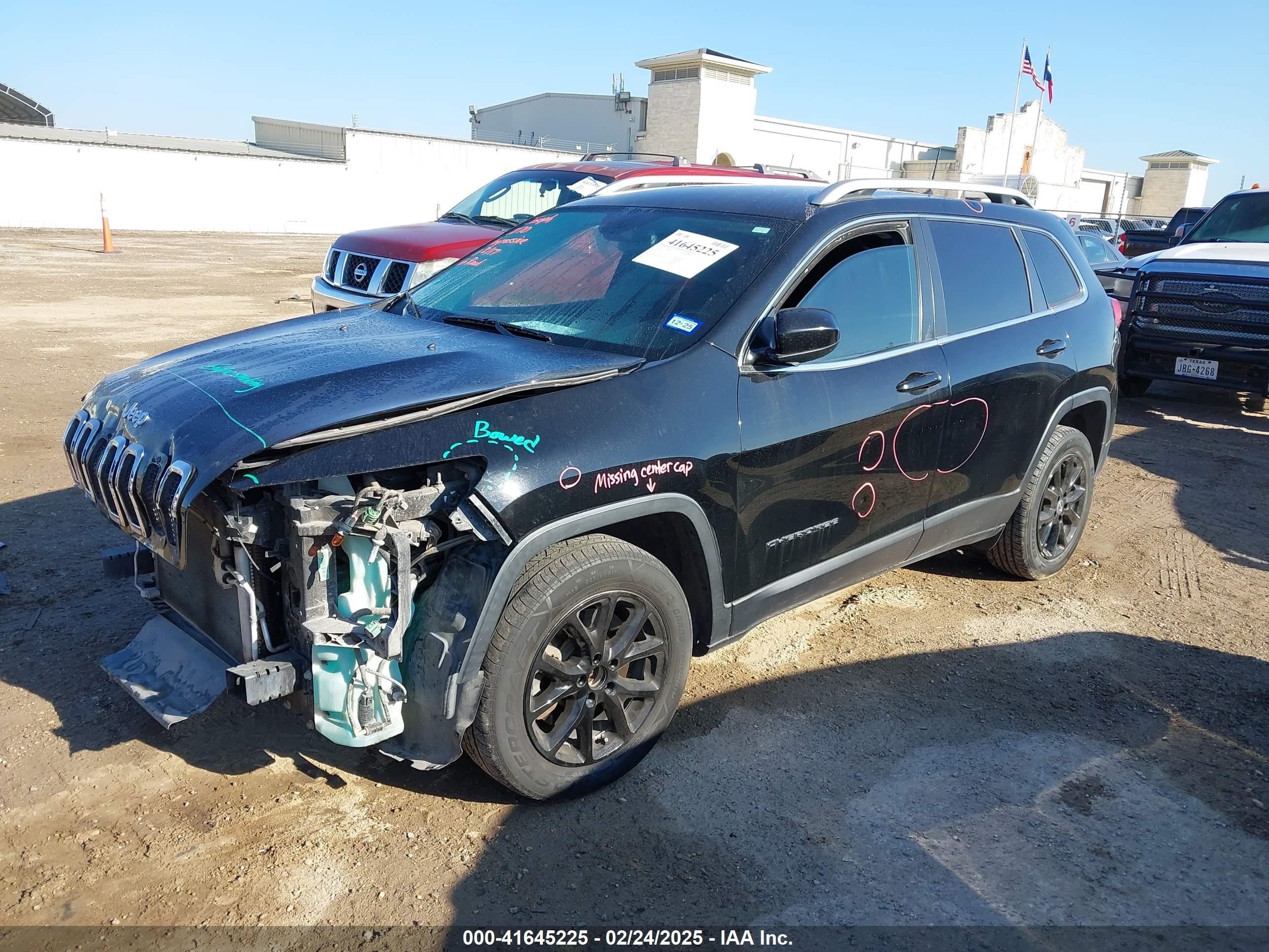 2018 Jeep Cherokee Latitude Plus Fwd Черный vin: 1C4PJLLB1JD513441