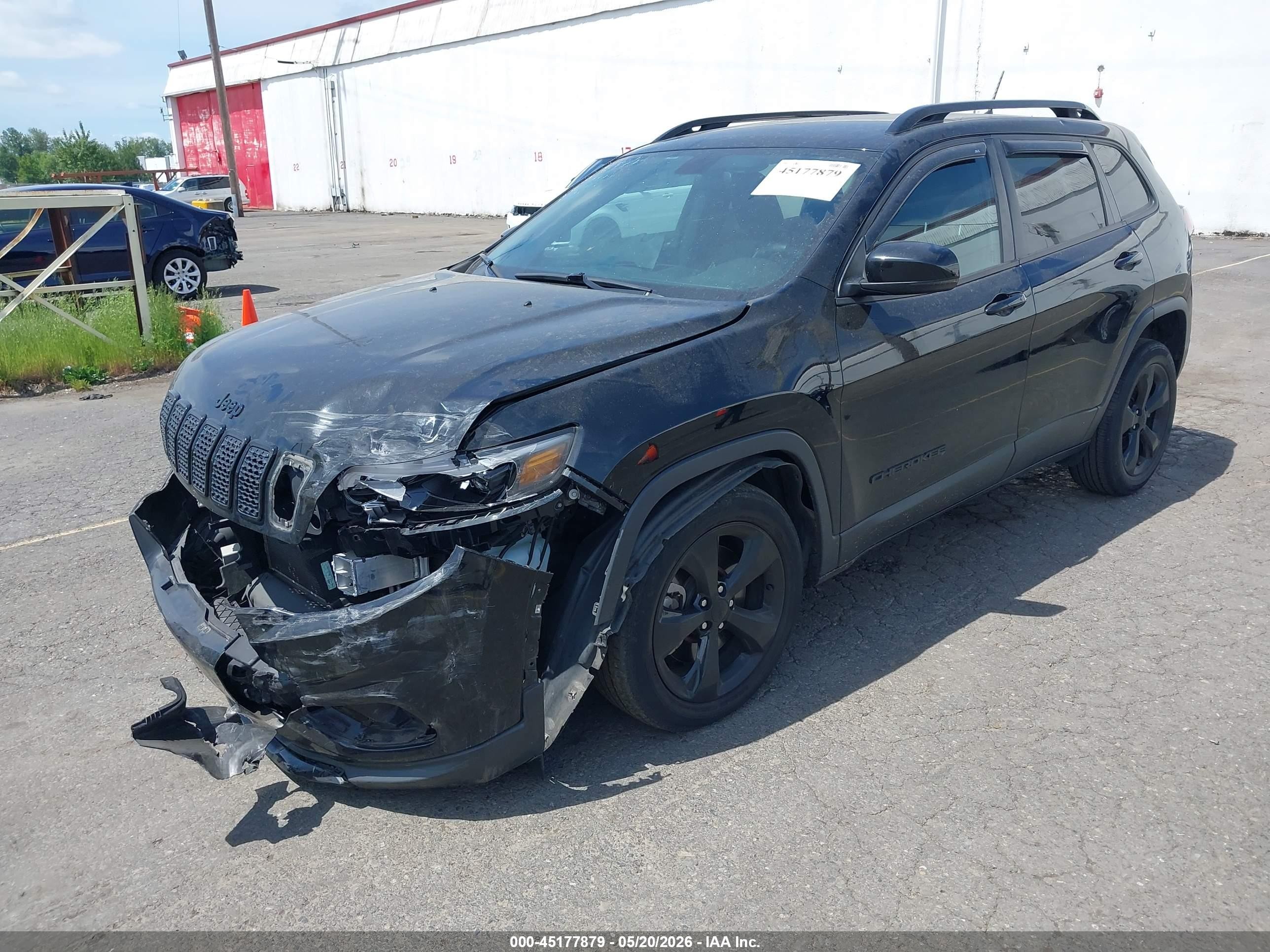2019 Jeep Cherokee Altitude Fwd Black vin: 1C4PJLLB2KD478829