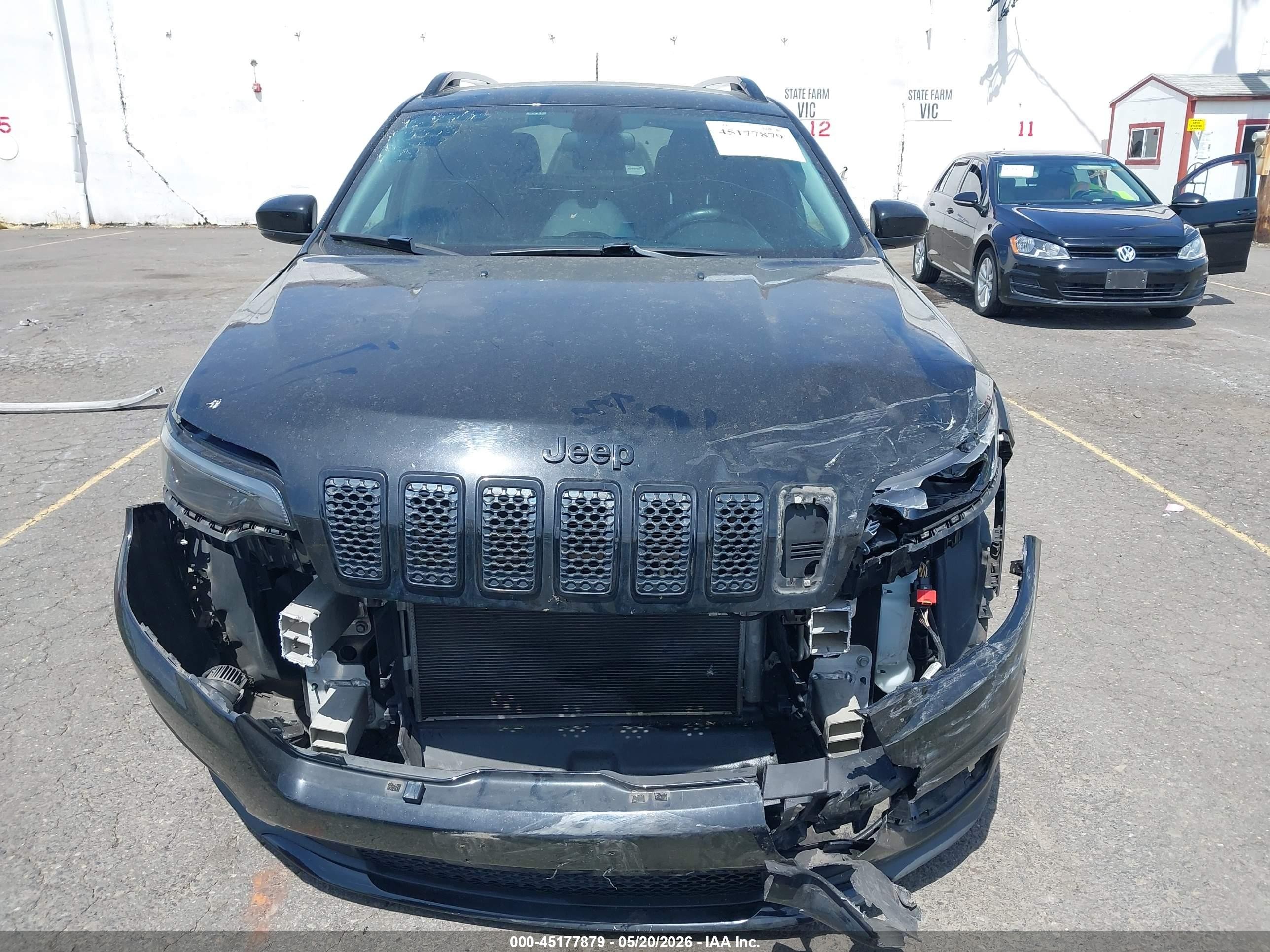 2019 Jeep Cherokee Altitude Fwd Black vin: 1C4PJLLB2KD478829