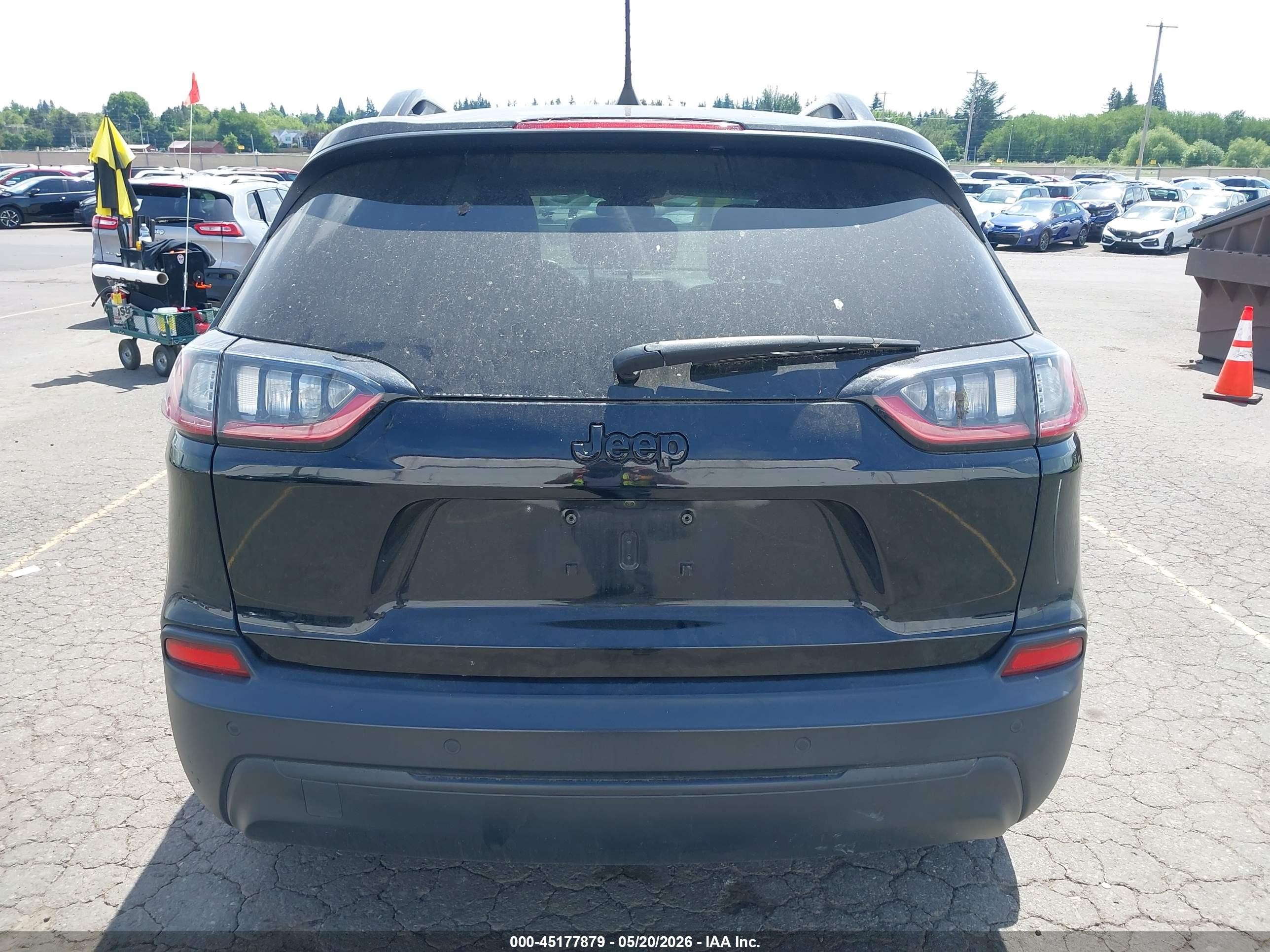 2019 Jeep Cherokee Altitude Fwd Black vin: 1C4PJLLB2KD478829
