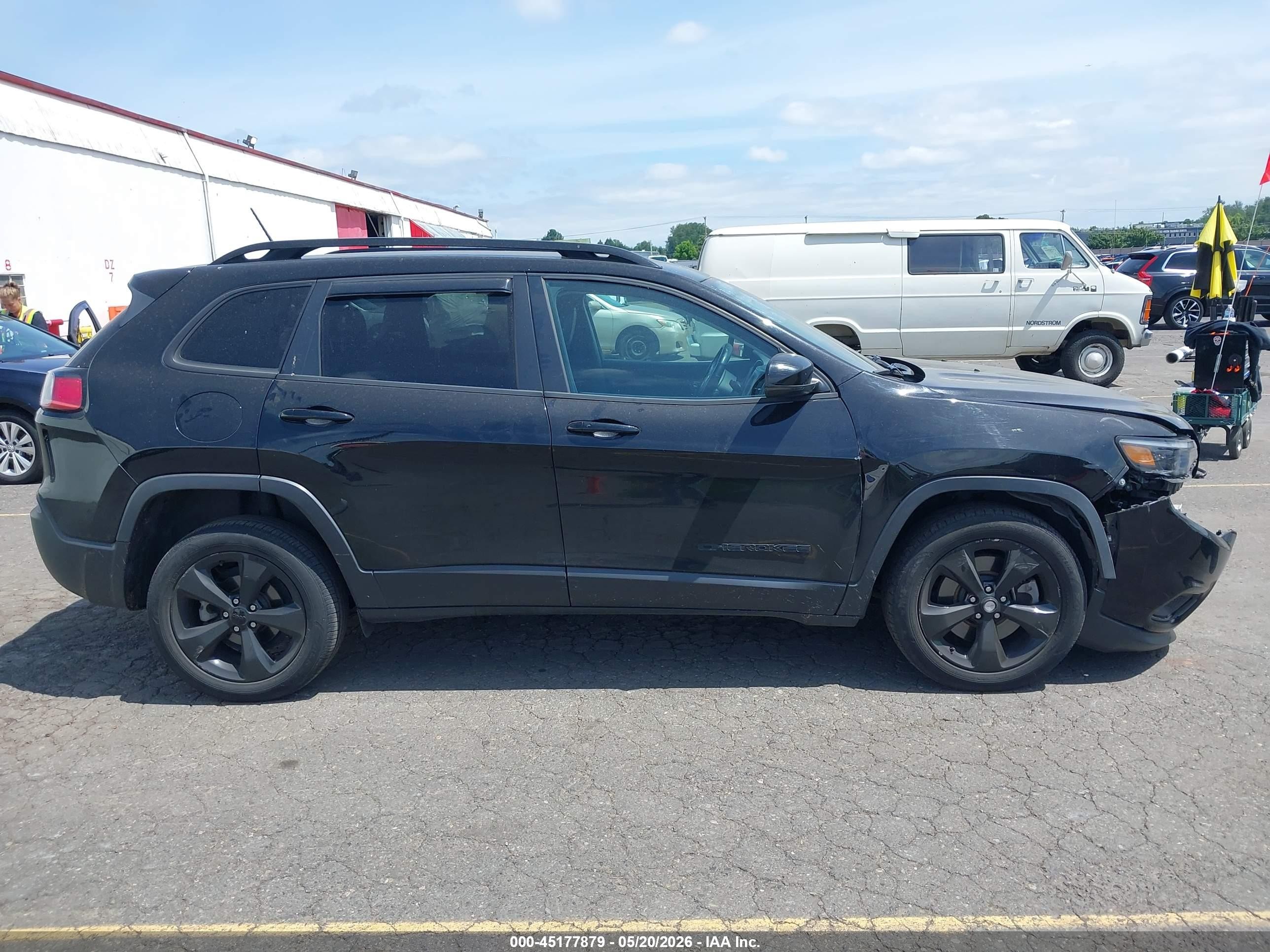2019 Jeep Cherokee Altitude Fwd Black vin: 1C4PJLLB2KD478829