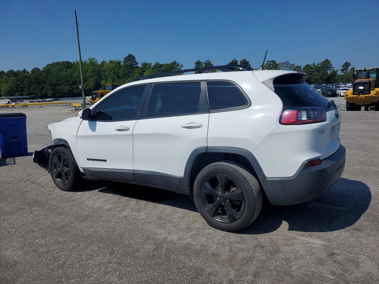 2019 Jeep Cherokee Latitude Plus White vin: 1C4PJLLB4KD474989