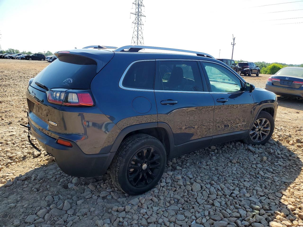 2021 Jeep Cherokee Latitude Plus Gray vin: 1C4PJLLB4MD134681