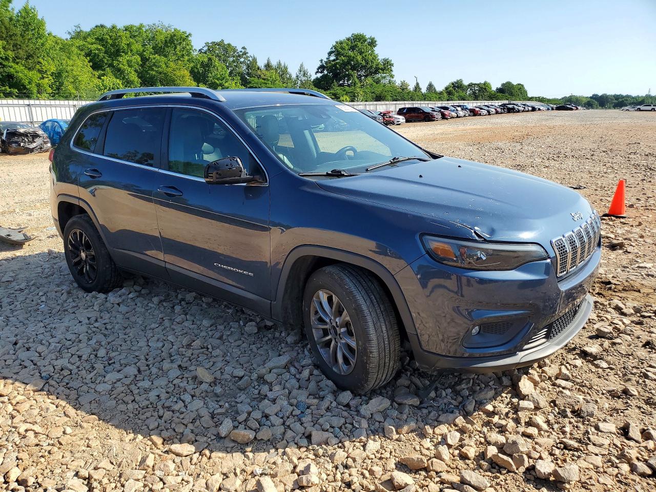 2021 Jeep Cherokee Latitude Plus Gray vin: 1C4PJLLB4MD134681