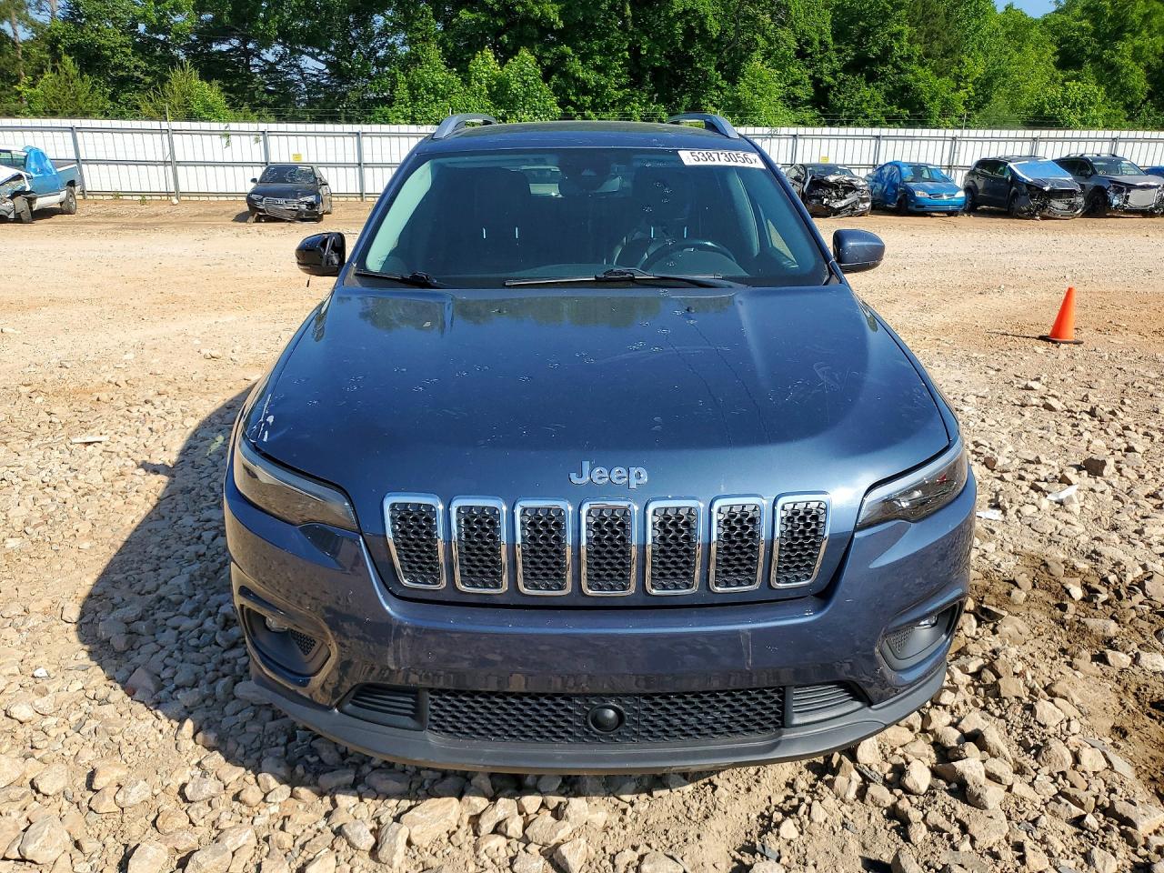 2021 Jeep Cherokee Latitude Plus Gray vin: 1C4PJLLB4MD134681