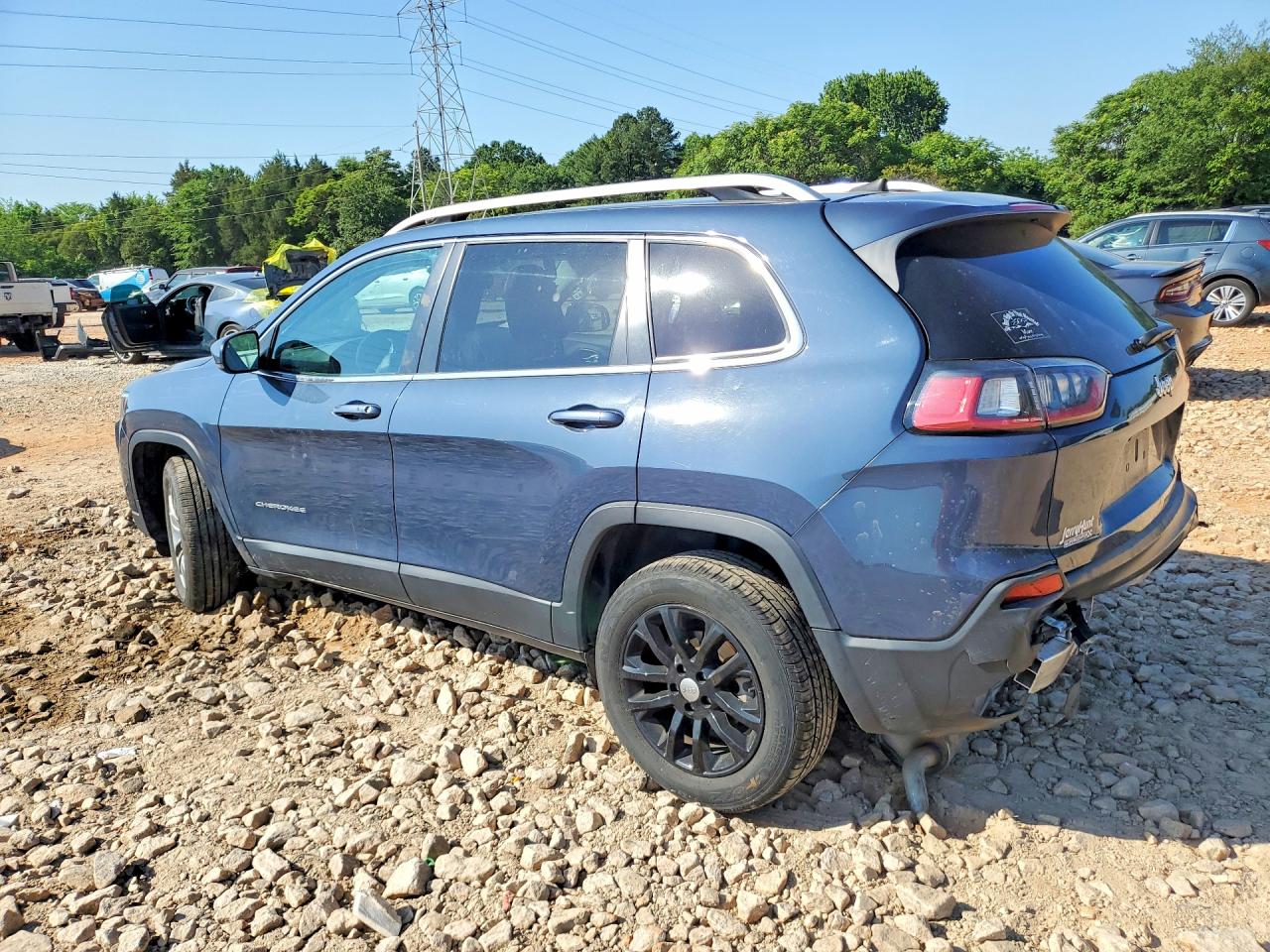 2021 Jeep Cherokee Latitude Plus Gray vin: 1C4PJLLB4MD134681