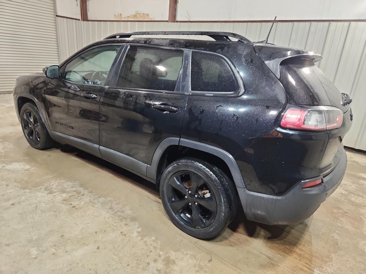 2019 Jeep Cherokee Latitude Plus Black vin: 1C4PJLLB5KD392592 Damage: Rear Bumper, Chipped, 1