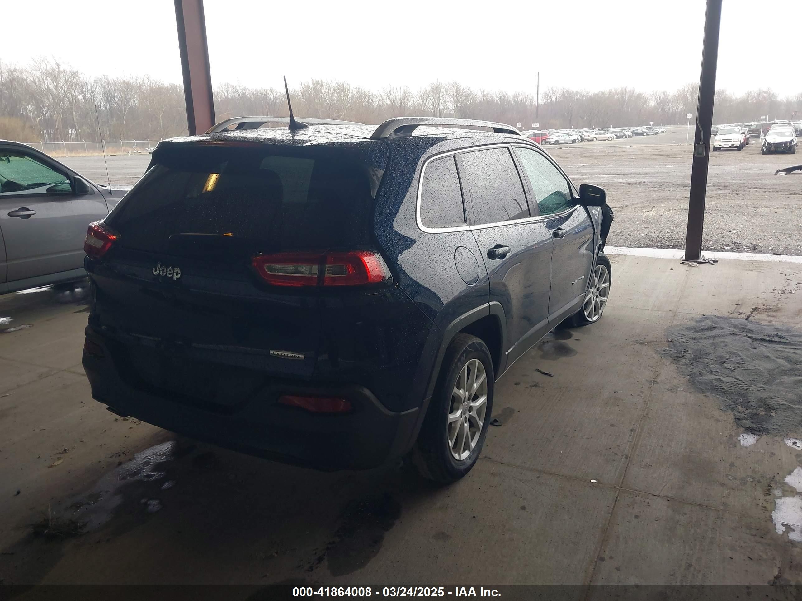 2018 Jeep Cherokee Latitude Plus Fwd Blue vin: 1C4PJLLB6JD587499