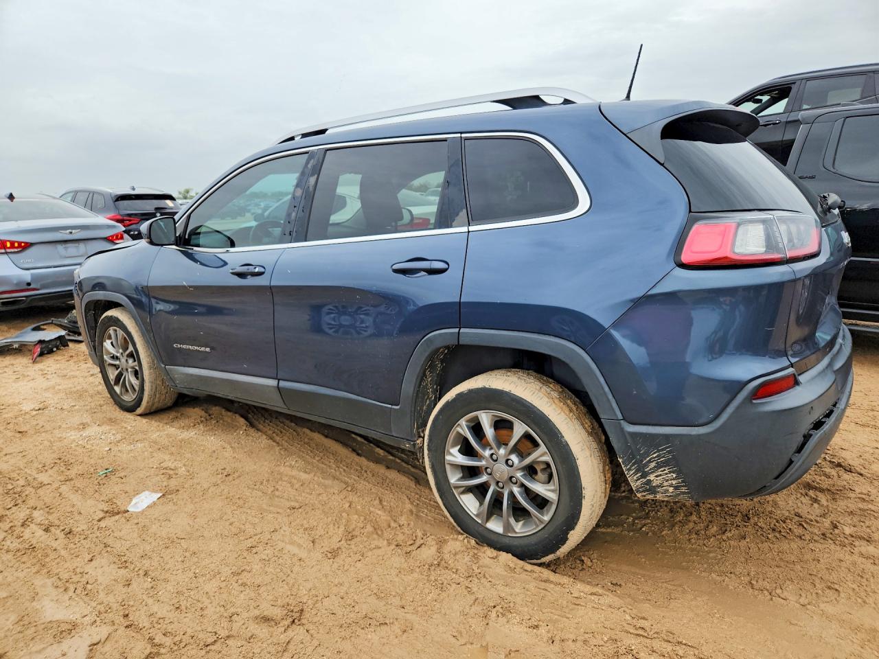 2020 Jeep Cherokee Latitude Plus Blue vin: 1C4PJLLB6LD585674